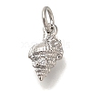 Rack Plating Brass Micro Pave Cubic Zirconia Charms KK-I720-55P-1