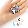 20Pcs 5 Colors Alloy Enamel Pendants ENAM-YW0003-01-3