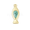 Brass Pendants KK-CBAAB9C-03G-01A-1
