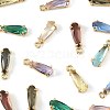 20Pcs 10 Colors Faceted Glass Charms GLAA-FS0002-64-2