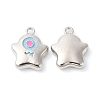 Alloy Enamel Pendants ENAM-D050-07P-1