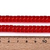 Transparent Glass Beads Strands GLAA-N026-3x6mm-T08-4
