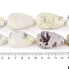 Natural White African Opal Beads Strands G-P548-B09-01-4