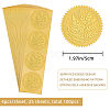 Self Adhesive Gold Foil Embossed Stickers DIY-WH0211-162-2