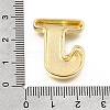 Brass Slide Charms KK-Z163-01G-J-3
