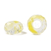 Two Tone Glass European Beads GDA009-2-2