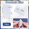12Pcs 10-Hole Acrylic Earring Display Cards EDIS-OC0001-10A-2
