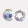 Faceted Glass Rhinestone Charms RGLA-F051-10mm-001AB-2