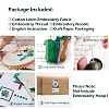 Banana Leaf Pattern DIY Embroidery Beginner Kit DIY-P077-021-2