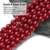Eco-Friendly Glass Pearl Beads Strands LS-HY-A008-14mm-RB084-3