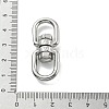 304 Stainless Steel Double Eye Swivel Clasps STAS-B082-06P-3