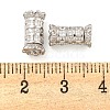 925 Sterling Silver with Rhinestone Screw Clasps STER-B005-41A-P-3