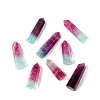 Point Tower Natural Fluorite Healing Stone Wands PW-WG85026-01-4