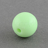 Solid Chunky Bubblegum Acrylic Ball Beads SACR-R835-8mm-02-2