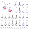 30Pcs Natural Capiz Shell Dangle Earring Settings EJEW-PH01453-1