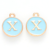Golden Plated Alloy Enamel Charms LS-ENAM-S118-04X-1