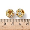 Brass Rhinestone Beads KK-A267-03C-01G-2