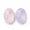 Transparent Frosted Acrylic Beads OACR-P013-37M-2