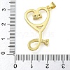 Rack Plating Brass Micro Pave Cubic Zirconia Pendants KK-Z063-40A-G-3