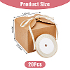 DICOSMETIC 20Pcs Folding Kraft Paper Cookies Boxes DIY-DC0002-28-2