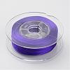 Japanese Eco-Friendly Dyed Flat Elastic Crystal String EW-F005-0.6mm-01-3