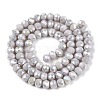 Electroplate Glass Beads Strands LS-EGLA-A044-P6mm-B19-3