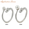 Brass Cup Peg Open Cuff Ring Settings KK-G518-10P-01-4