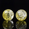 Transparent Crackle Acrylic Beads CACR-N002-03-2