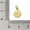 Brass Micro Pave Cubic Zirconia Charms KK-M283-23E-01-3