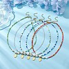 Natural Cultured Freshwater Pearl & Glass Beaded Necklaces NJEW-JN04997-2