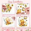 3 Sheets 3 Styles PVC Waterproof Decorative Stickers DIY-WH0404-111-3