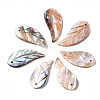 Natural Freshwater Shell Pendants SHEL-N026-146-1