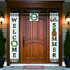 Polyester Hanging Sign for Home Office Front Door Porch Decorations HJEW-WH0023-004-4