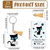 DIY Keychain Making Kits KEYC-CN0001-12B-07-2
