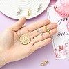 6Pcs 2 Colors Brass Micro Pave Clear Cubic Zirconia Interlocking Clasps KK-CJ0005-91-4