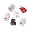 Alloy Enamel Pendants ENAM-H039-02P-1