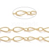 Brass Twisted Oval Link Chains CHC-K013-11G-2