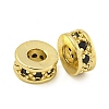 Rack Plating Brass Micro Pave Cubic Zirconia Spacer Beads KK-F089-39B-G03-1