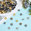 160Pcs 4 Colors Brass Studs Rivets KK-GF0001-23A-4