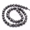 Natural Larvikite Beads Strands G-G736-01-12mm-2