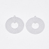 Brass  2-Loop Link Pendants LS-KKC-S001-002P-1