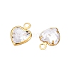 Cubic Zirconia Charms GLAA-T023-11F-2