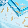 120Pcs 2 Colors Alloy Chandelier Component Links FIND-GO0003-42-4