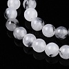 Dyed Natural White Jade Beads Strands G-T140-4mm-A02-4