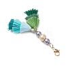 3Pcs Polycotton Tassel Pendant Decorations HJEW-JM02928-5