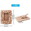 Natural Wood Photo Frames DJEW-WH0007-42-2