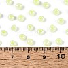 DIY Craft Beads 6/0 Ceylon Round Glass Seed Beads X-SEED-A011-4mm-152-3