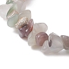 Natural Agate Chips Beaded Stretch Bracelets for Women BJEW-JB09409-2