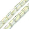 Electroplate Glass Beads Strands GLAA-Q101-02A-FR02-1