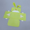 12Pcs 4 Colors Square Paper Storage Gift Boxes with Handle CON-WH0095-53-2